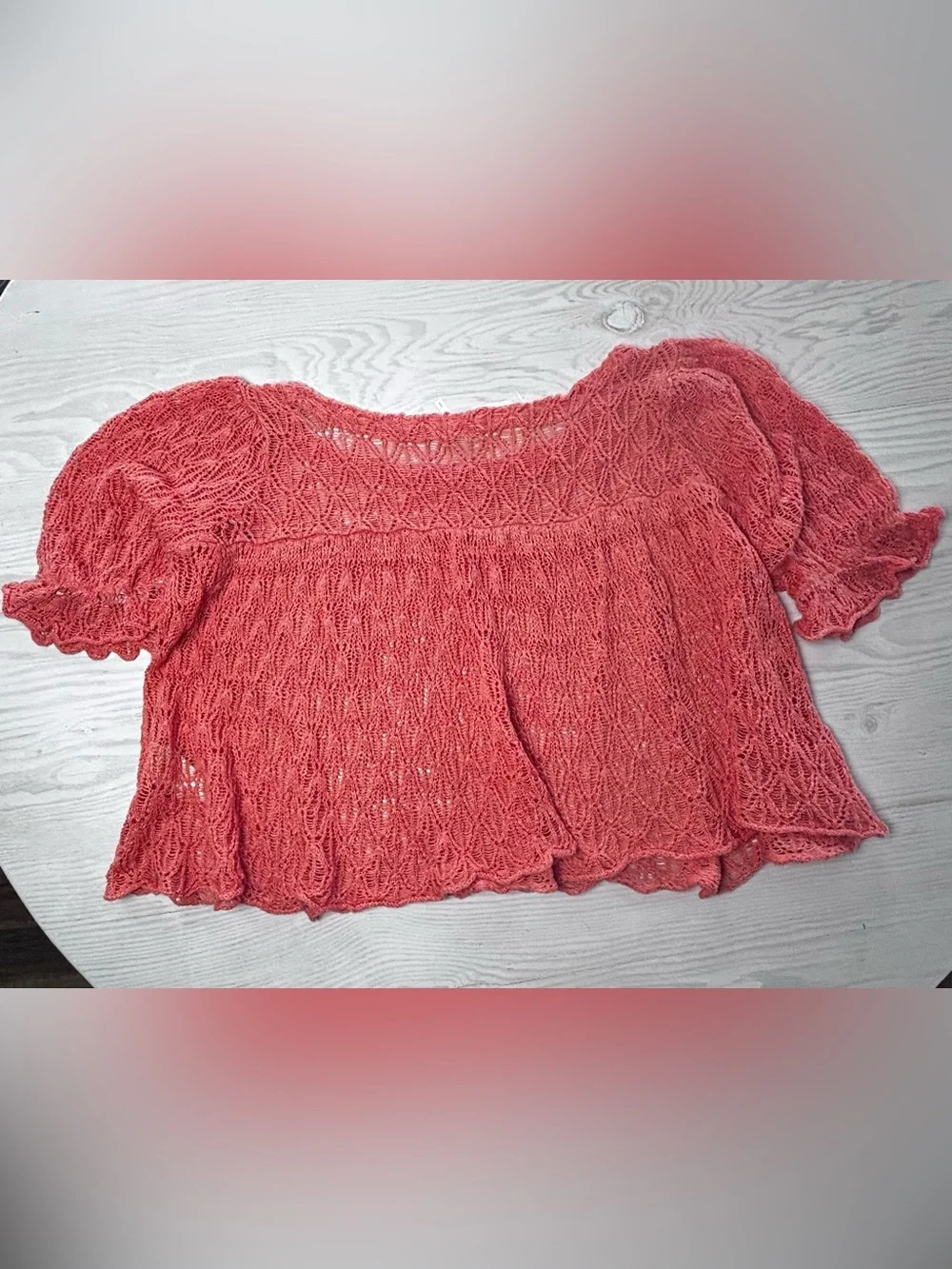 Free People Moonstruck Babydoll Blouse Size Small